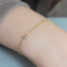 1.7mm Flat Cable Cubic Zirconia Chain
