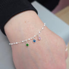 3mm & 4mm Round Birthstone Pendant Charm Charms