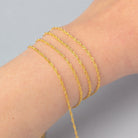 Twisted Curb Chain - 14K Gold Filled & 925 Sterling Silver