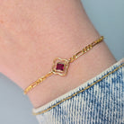 4mm Diamond Birthstone Connector