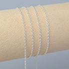 1.7mm Cable Chain - 14k Gold Filled & 925 Sterling Silver Sterling Silver / 1 Meter