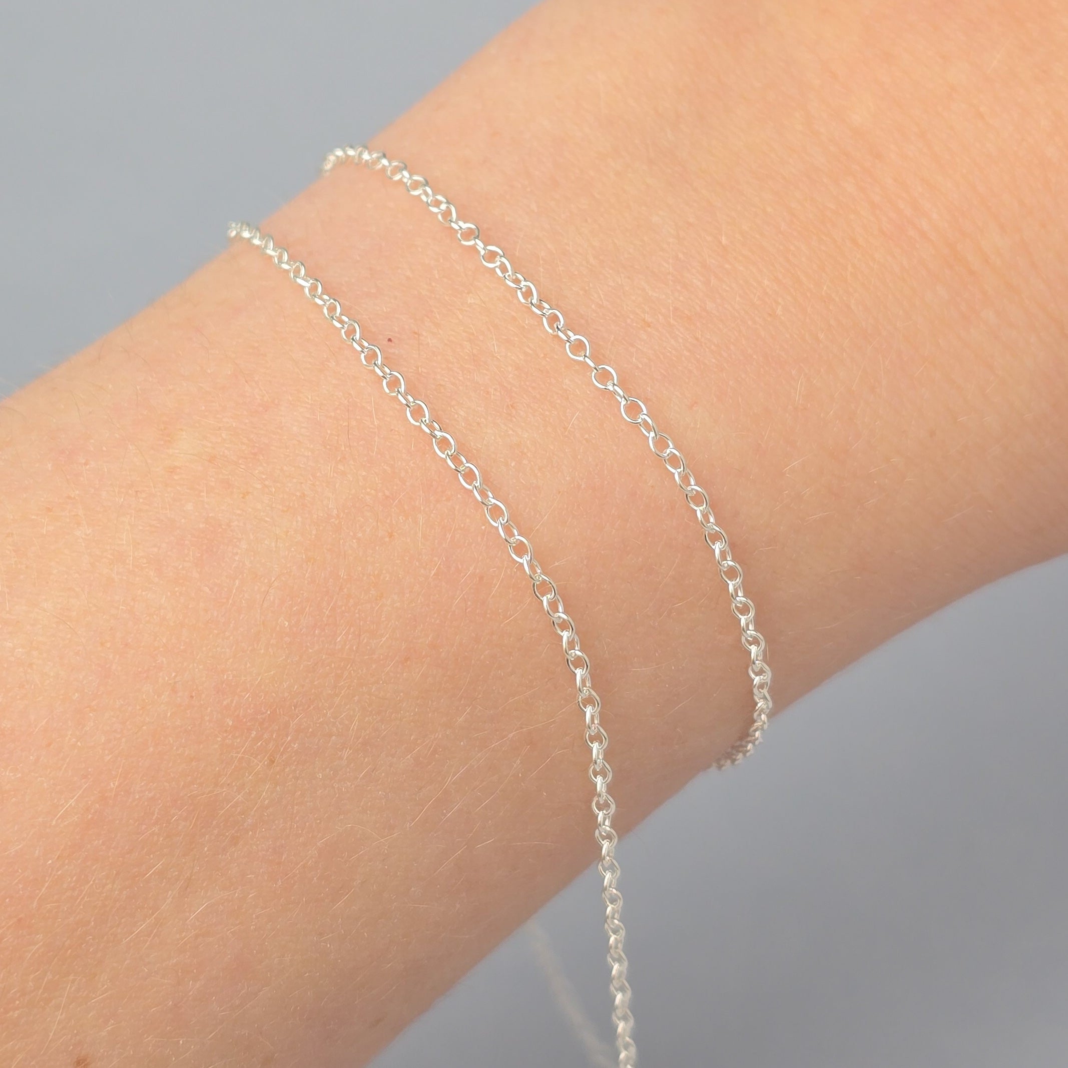 1.7mm Cable Chain - 14k Gold Filled & 925 Sterling Silver