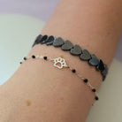 Paw Print Outline Connector Charm