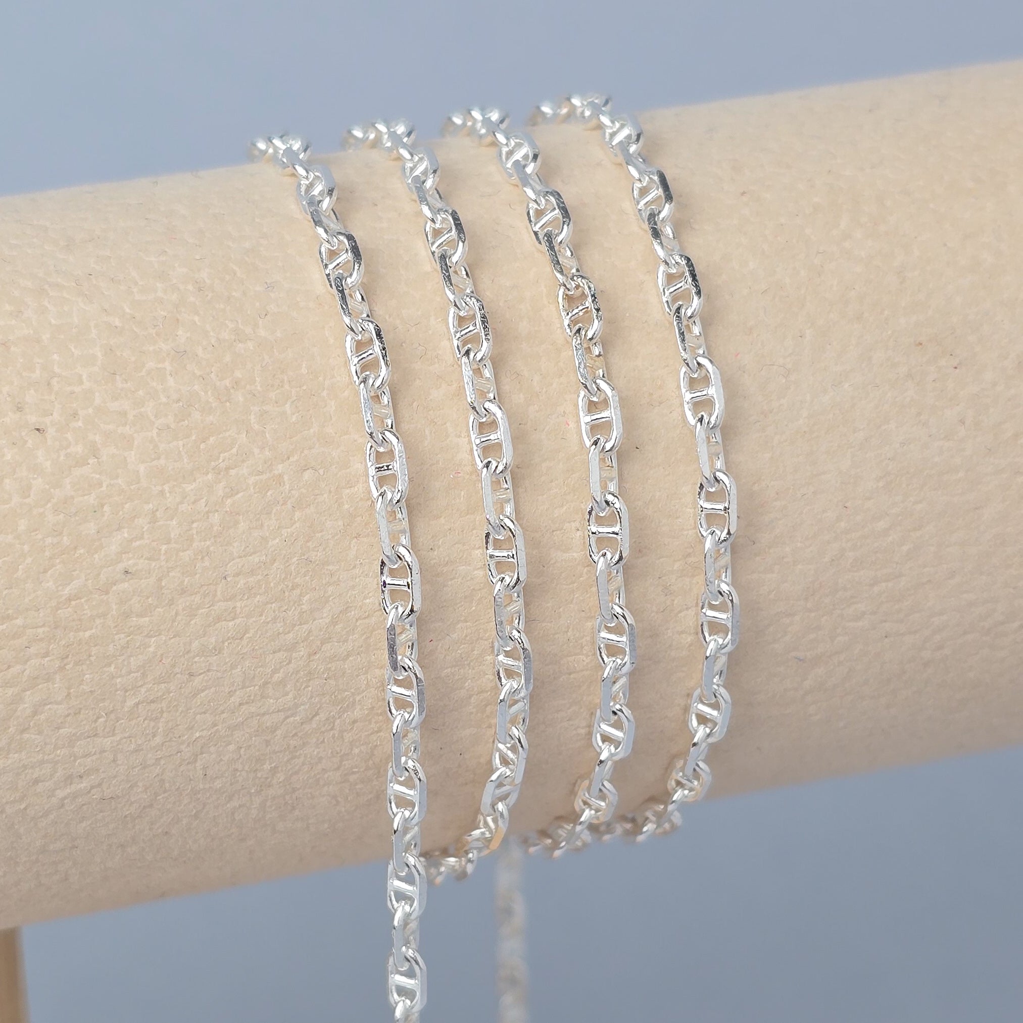 3mm Diamond Cut Mariner Chain