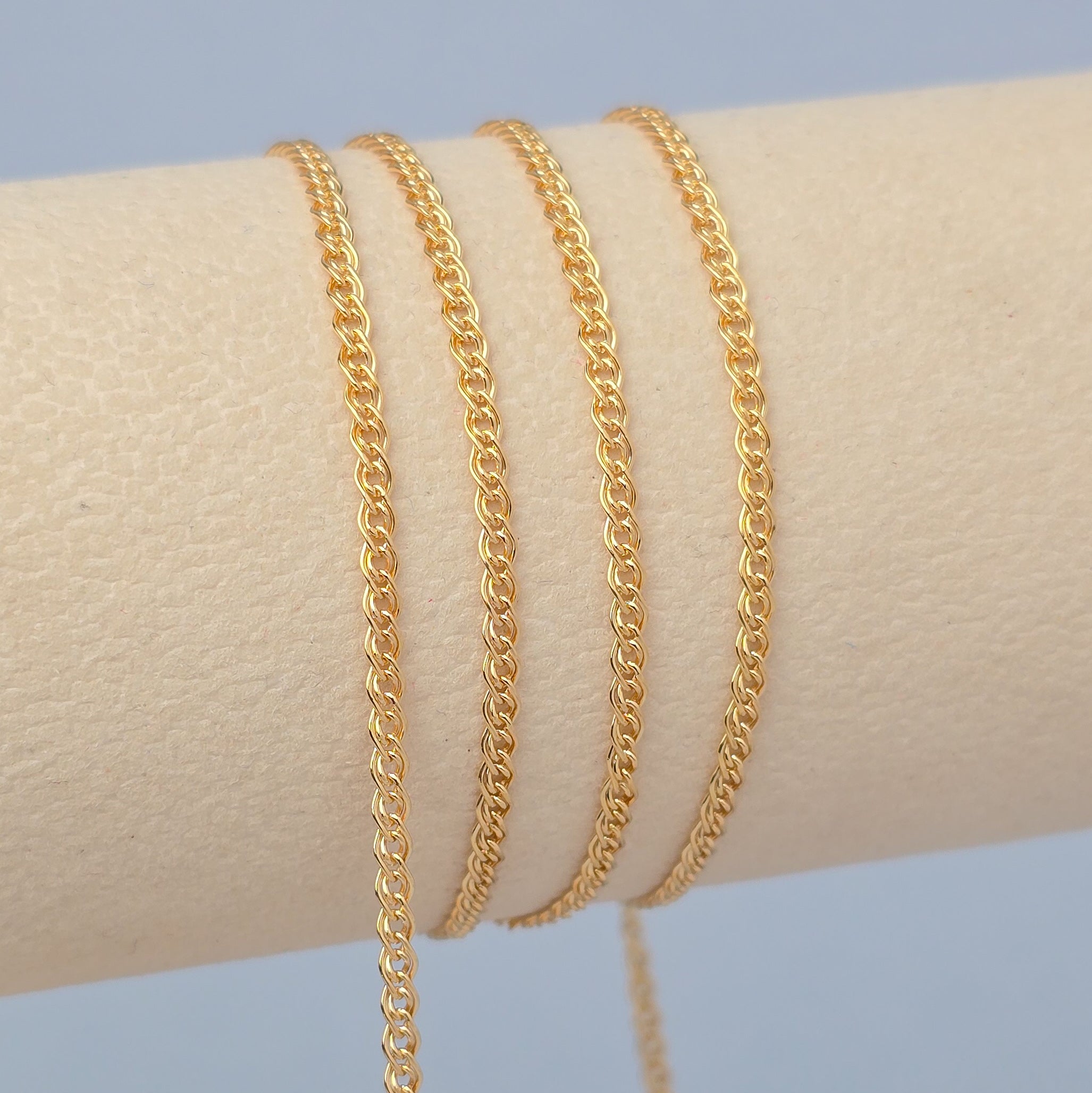2.5mm Double Curb Chain