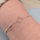 14k Gold Filled Clover Connector