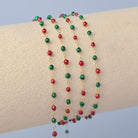1.5mm Noël Enamel Flat Cable Chain 14K Gold Filled / 1 Meter