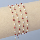 1.5mm Snowberry Enamel Flat Cable Chain 14K Gold Filled / 1 Meter