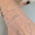 Sterling Silver Angel Wings & Heart Connector