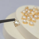 5mm Round Freshwater Pearl Pendant Charm Charms
