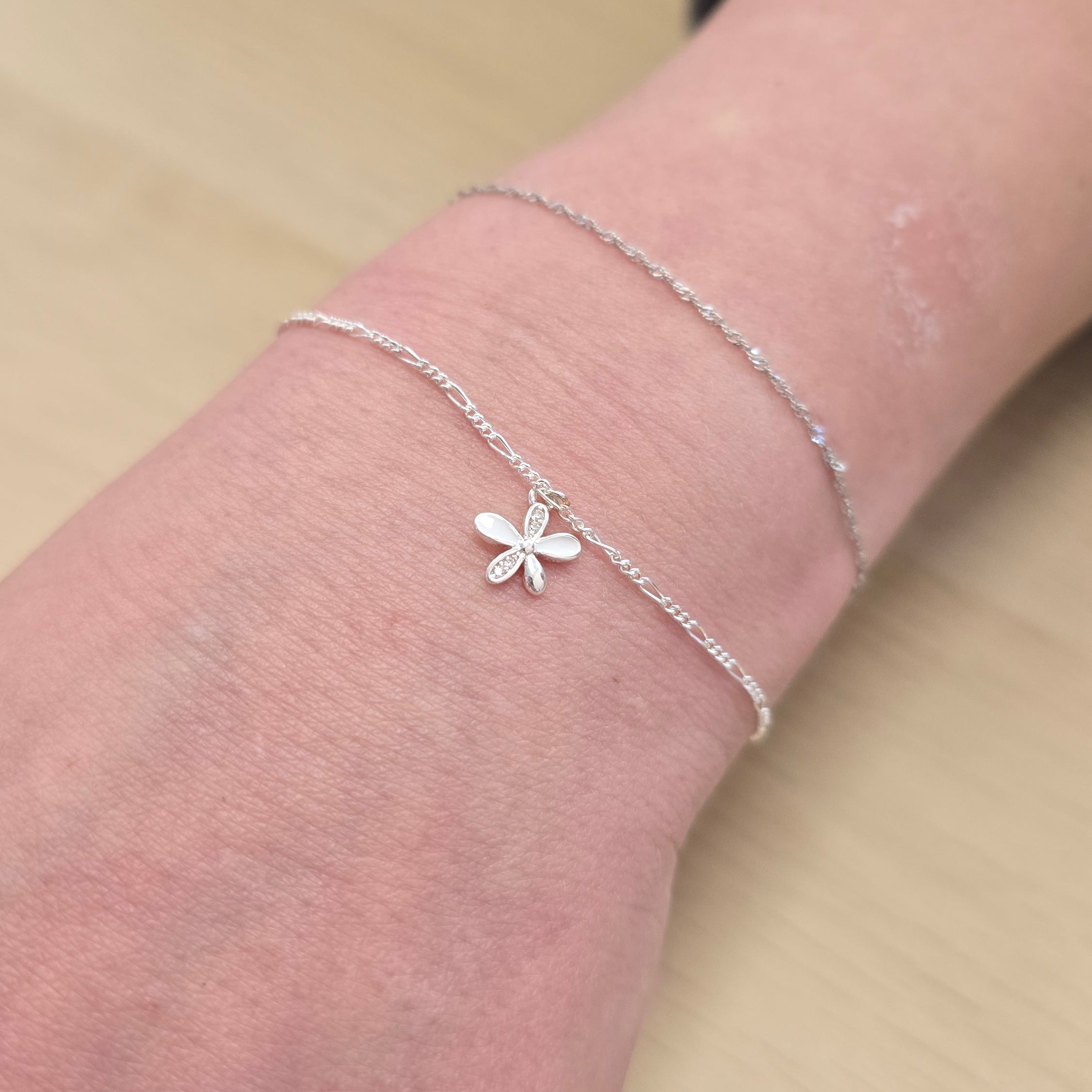 Sterling Silver Flower Charm