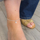 Sterling Silver Crystal Clover Pendant Charm