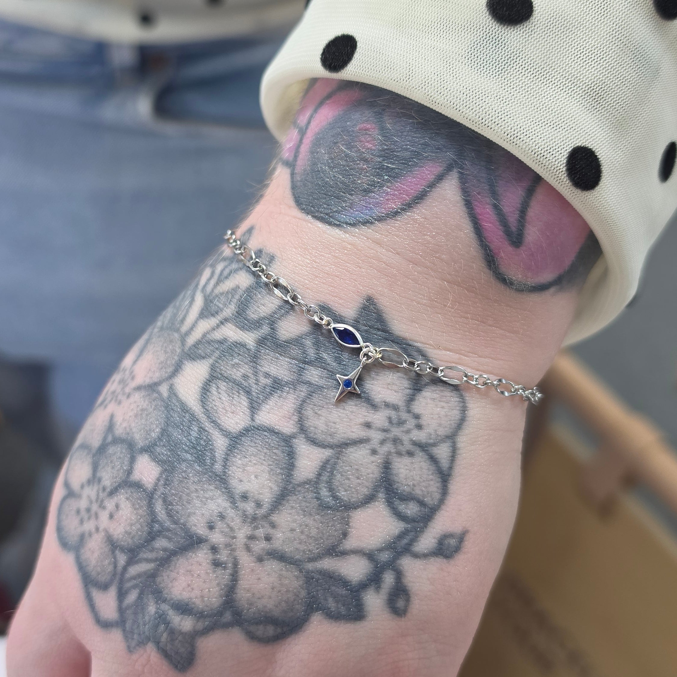 6mm Marquise Birthstone Connector