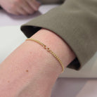 Luxury 9k Solid Gold Infinity Connector Charm