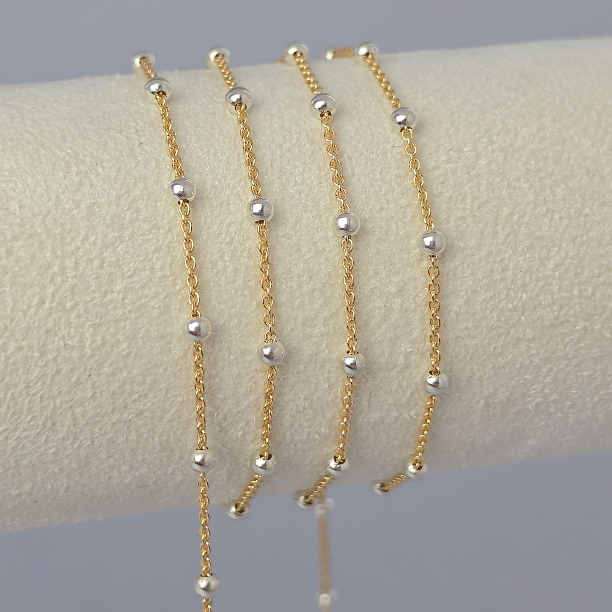 Italian Mixed Metal Satellite Chain