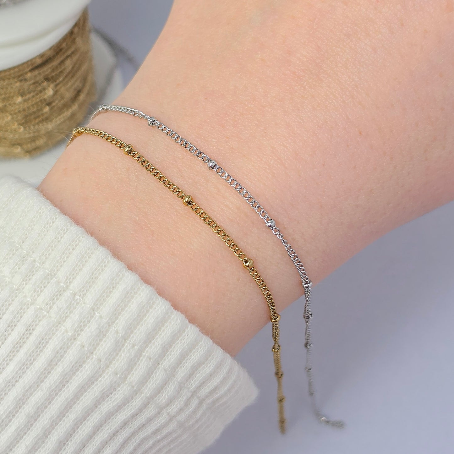 1.5mm PVD Stainless Steel Satellite Chain