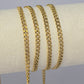3.7mm PVD Stainless Steel Cuban Curb Chain
