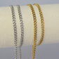 3.7mm PVD Stainless Steel Cuban Curb Chain