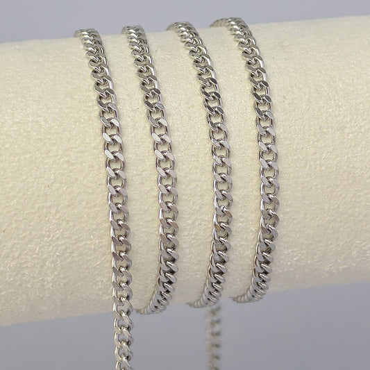 3.7mm PVD Stainless Steel Cuban Curb Chain