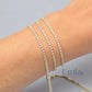 2mm Silver Tennis Chain 14K Gold Filled / 1 Meter