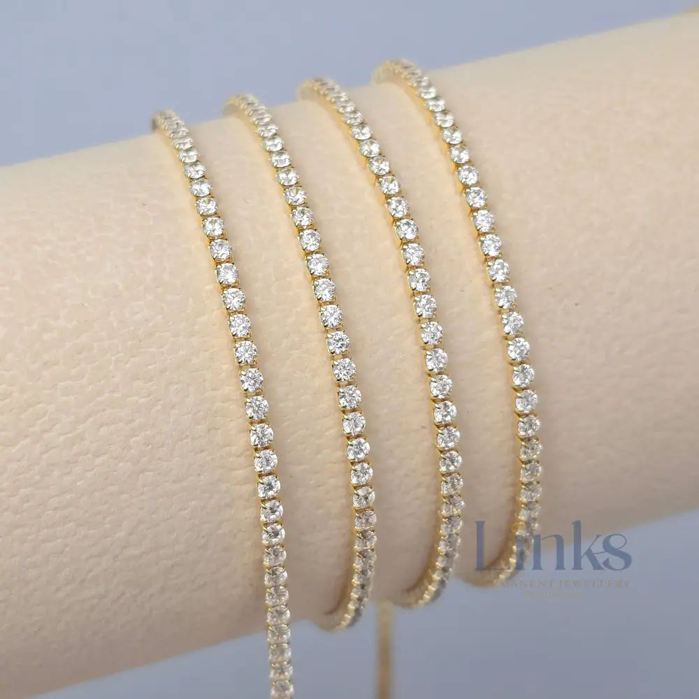 2mm Silver Tennis Chain