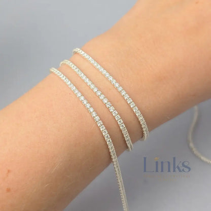 2mm Tennis Chain - 925 Sterling Silver 1 Meter