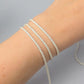 2mm Tennis Chain - 925 Sterling Silver 1 Meter