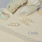 3 Freshwater Rice Pearl Connector Charm