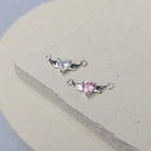Sterling Silver Angel Wings & Heart Connector