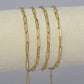 3mm PVD Stainless Steel Paperclip Chain