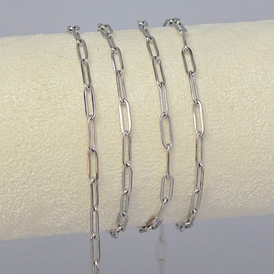 3mm PVD Stainless Steel Paperclip Chain