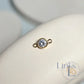 4mm Gold Filled Birthstone Connector Charm - Links Permanent Jewellery Supplies