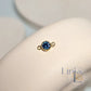 4mm Gold Filled Birthstone Connector Charm - Links Permanent Jewellery Supplies