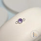 4mm Sterling Silver Birthstone Connector Charm - Links Permanent Jewellery Supplies