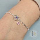 3mm & 4mm Round Birthstone Pendant Charm Charms