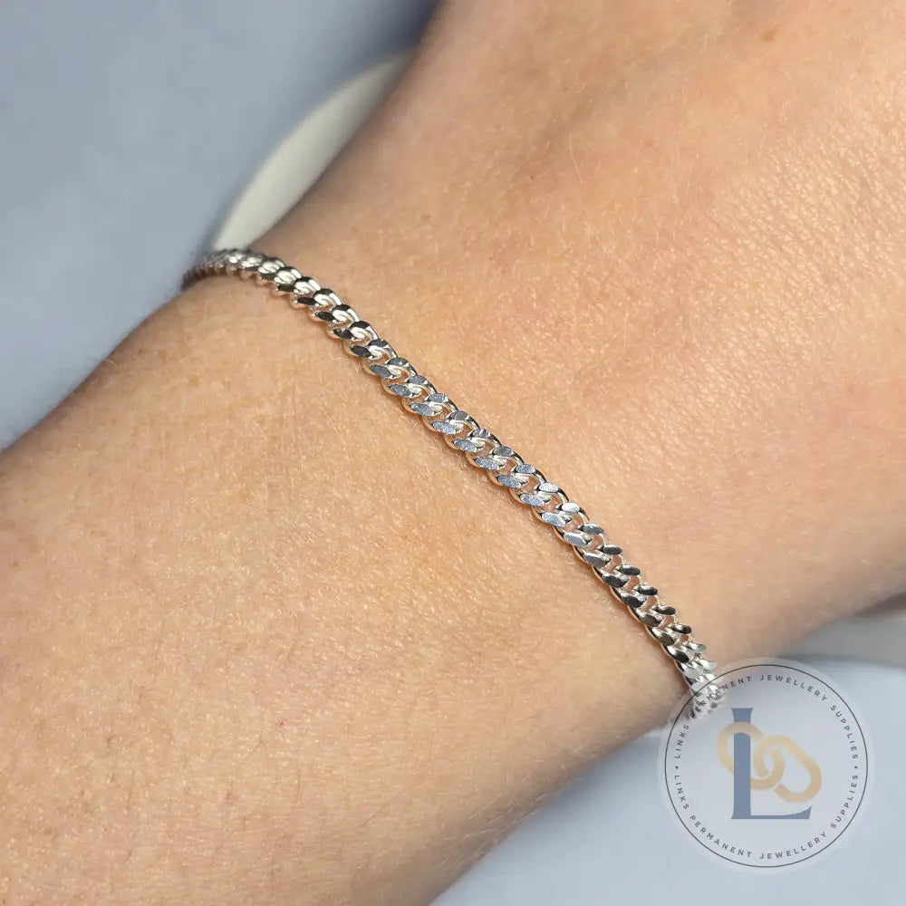 Sterling Silver 3Mm Chunky Curb Chain