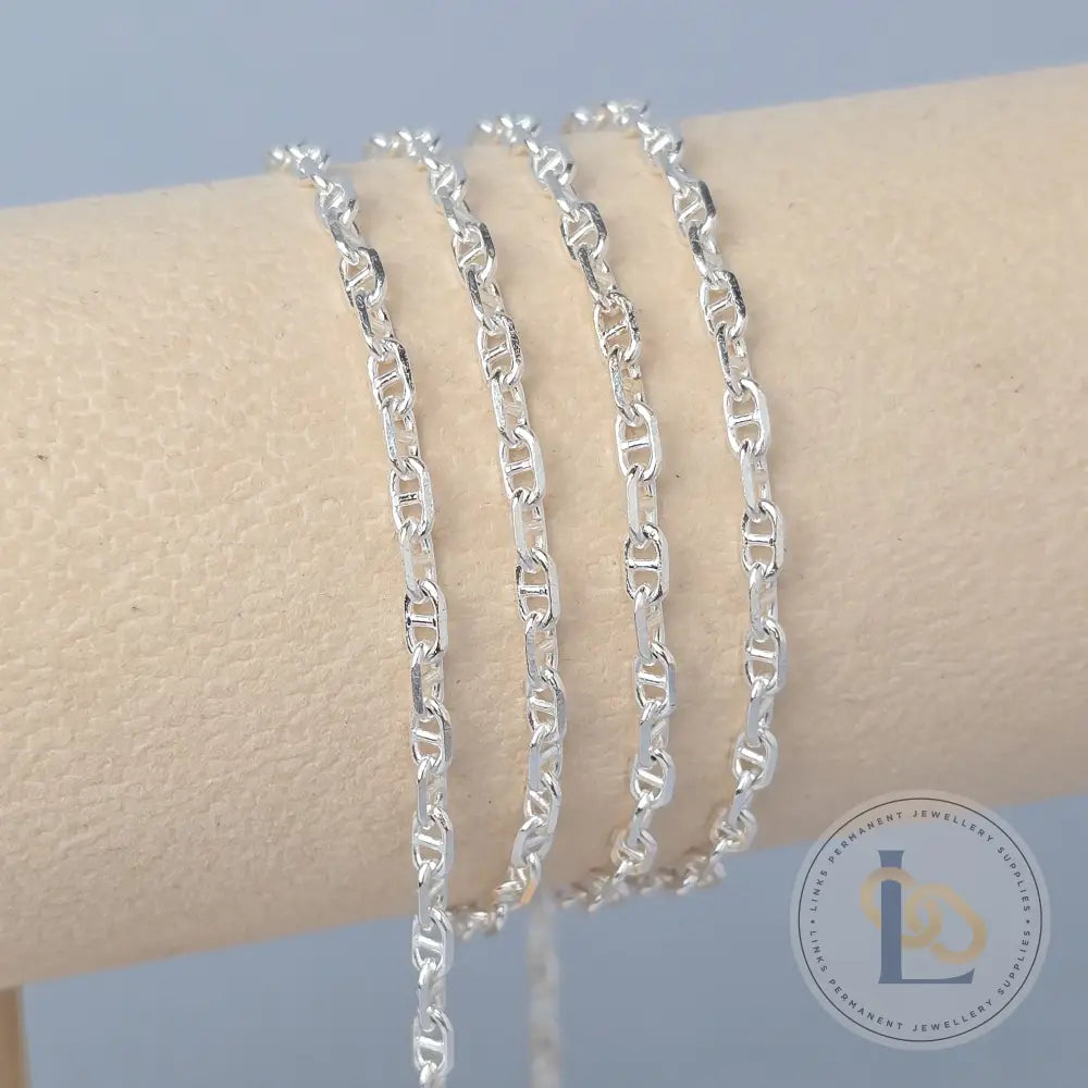 3mm Diamond Cut Mariner Chain