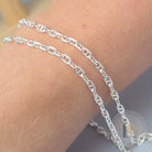 3mm Diamond Cut Mariner Chain