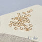 925 Sterling Silver & 14k Gold Filled Jump Rings 3mm (22 & 24 Ga) - 20 pack 14k Gold Filled / 0.64mm wire diameter 22