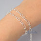 4.15mm Textured Paperclip Chain - 925 Sterling Silver