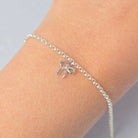 Sterling Silver Dainty Bow Charm