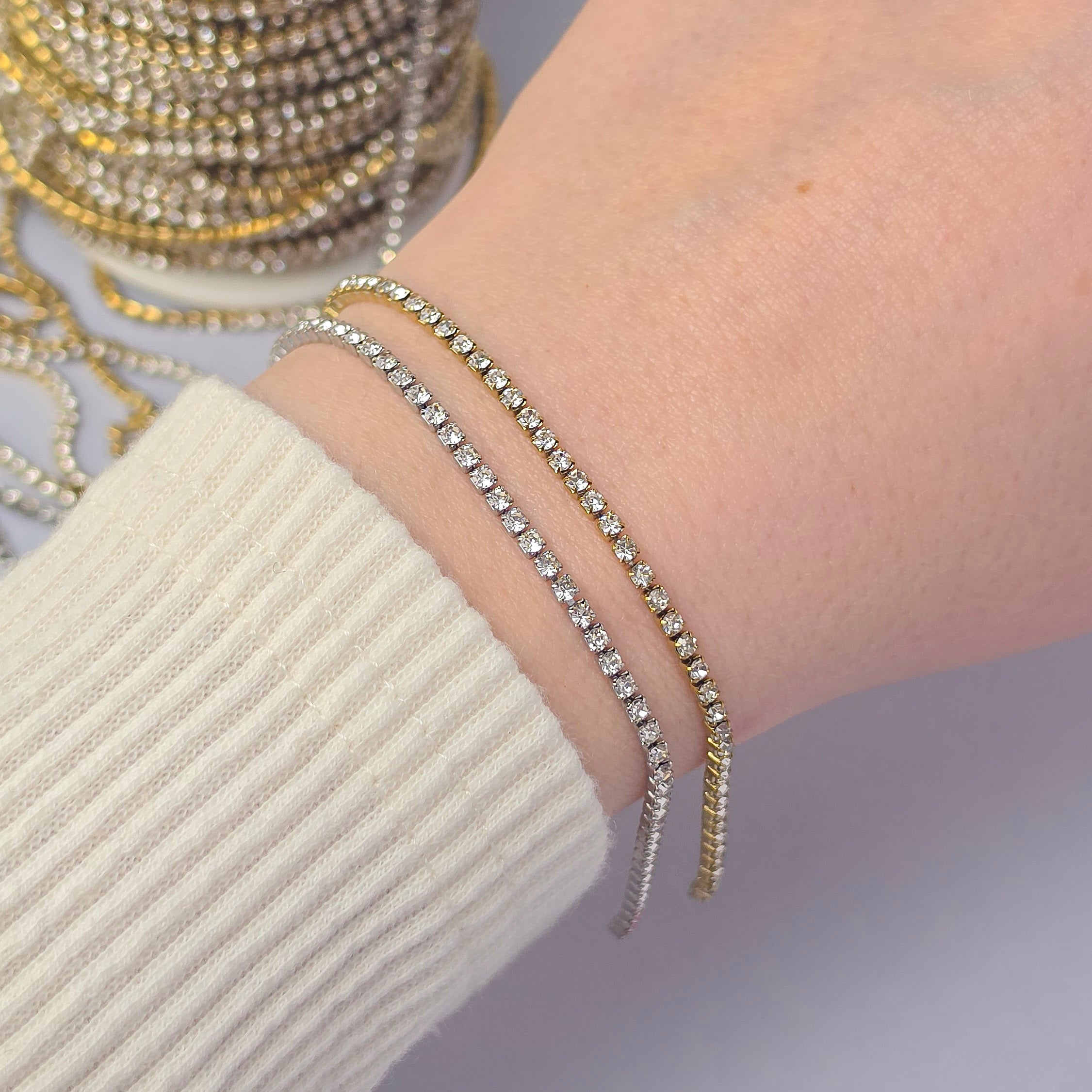 2mm PVD Stainless Steel Tennis Chain