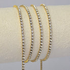 2mm PVD Stainless Steel Tennis Chain - 14K Gold PVD / 1 Meter