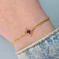 4mm Diamond Birthstone Connector