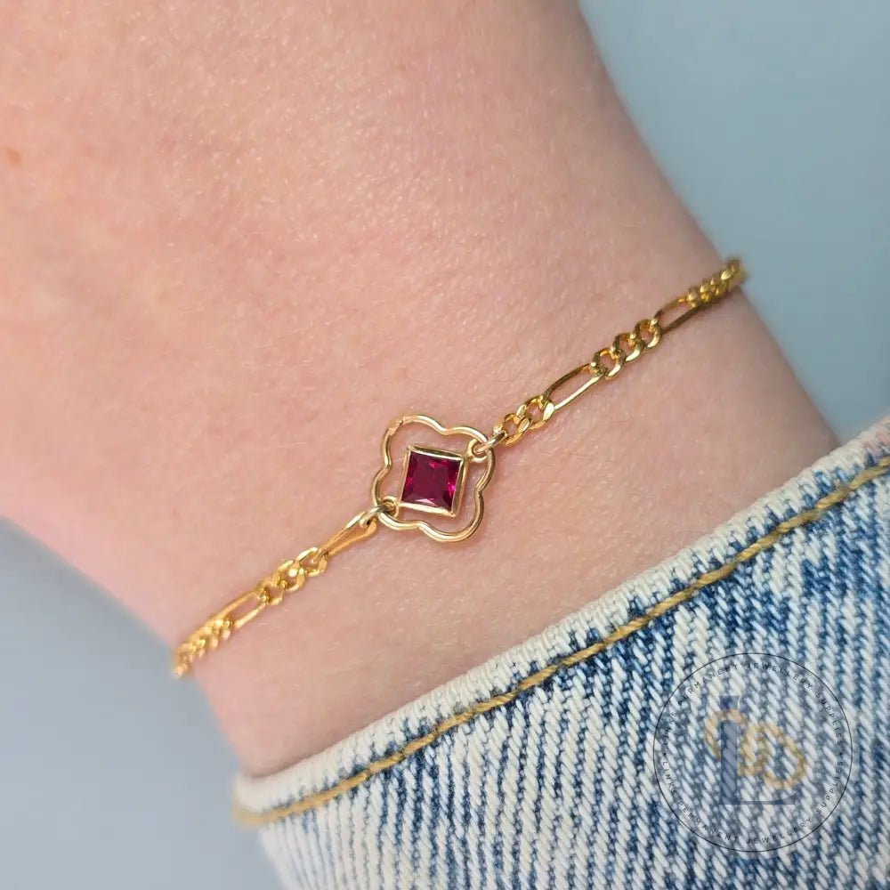 4mm Diamond Birthstone Connector