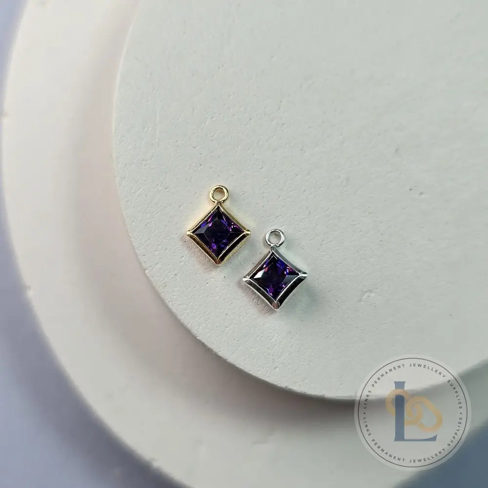 4Mm Crystal Diamond Pendant