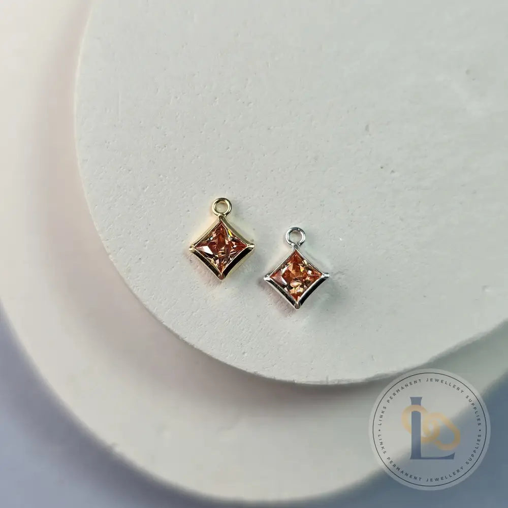 4Mm Crystal Diamond Pendant