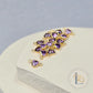 4mm Heart Birthstone Connector Charm