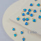 4mm Opal Heart Charm