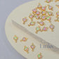 4mm Opal Heart Connector Charm